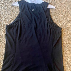 Lululemon Fast and Free Singlet, Black, Size M